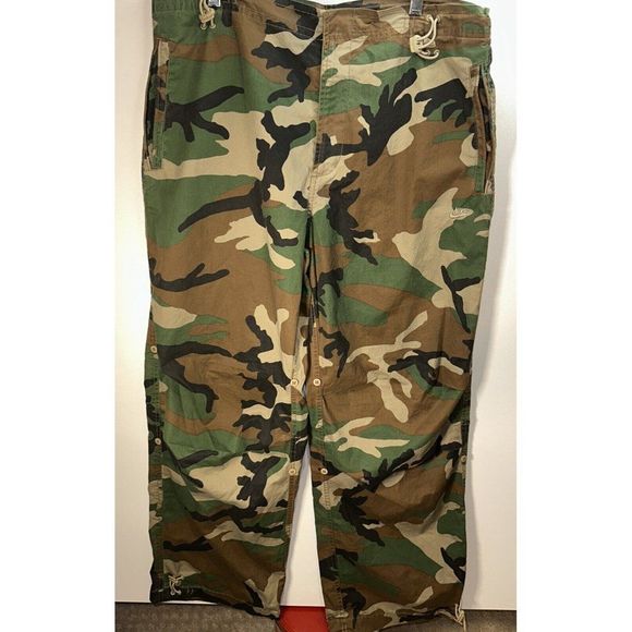 Nike Other - Men’s XL  Nike Y2k Camo Skate Hiking Pants Drawstring Convertible Pants VTG RARE